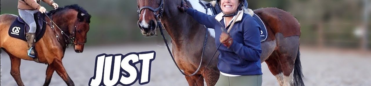 Riding Both Horses for the First Time Post Surgery